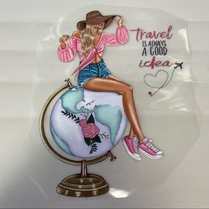 Travel iron on HTV heat transfer vinyl​